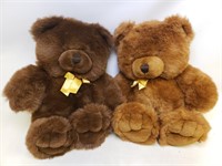 (2) 17" Plush Teddy Bears