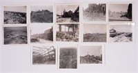 13 WWII AMERICAN SIGNAL CORPS DESTRUCTION PHOTOGRA