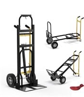 HAND TRUCK 3 IN 1 CONVERTIBLE METAL DOLLY CART