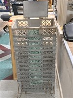 Wire Rack w/ Shopping Baskets