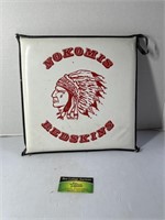 Vintage Nokomis Redskins Seat Cushion