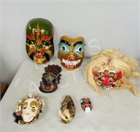 6 assorted masks