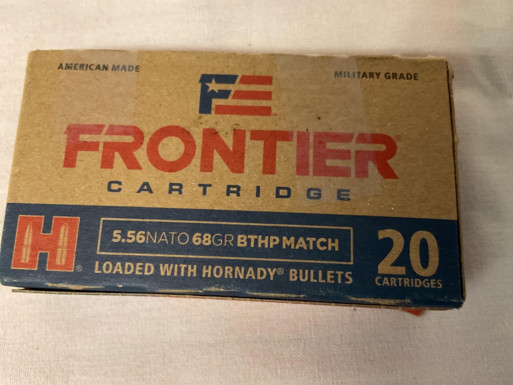 Frontier 556 NATO 68gr 20 rnds