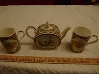 James Sadler London Landmarks Teapot & Cups