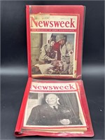 March & June 1945 Newsweek magazine WWII