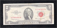 1953 C $2 Red Seal Note