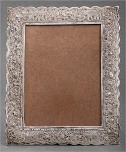 Indian Silver Photograph Frame, 1950s