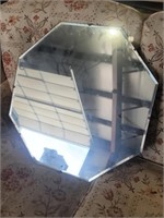 (24" x 24") Hexagon Mirror