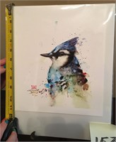 Water Color Bird by Dean Crouser