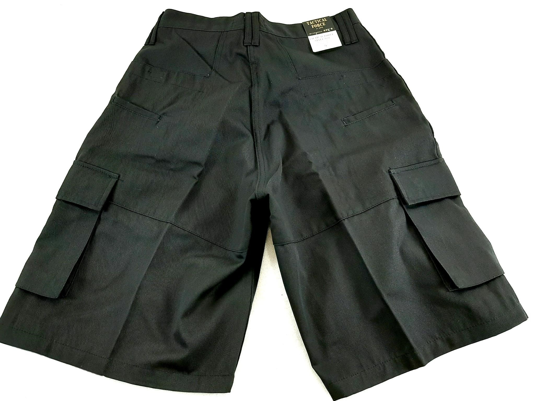 Shorts Cargo noires TACTICAL FORCE taille 38 neuf*