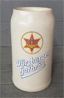 Old Wurzburger Hoftbrau Beer Stein Made Germany