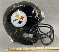 Pittsburgh Steelers Auto Helmet COA Steel Curtain