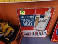 Vintage Chesterfield Cigarettes Sign - 24" x 30"