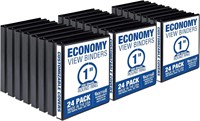 Samsill Economy 1 Inch 3 Ring Binder  20 Pack