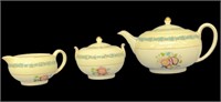 Wedgwood Bone China Teapot, Cream & Sugar