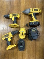 DEWALT CORDLESS TOOLS W/CHARGER & BATTERY