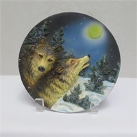 Plate - Howling Wolf 3D - Fine Arts Creation