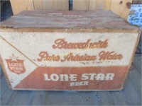 Vintage Lone Star Beer Cardboard Beer Bottle Case