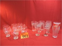 Collectible Coca Cola Glass Beverage Glasses