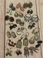 Modern, Stones, Dangle & Stud Earrings