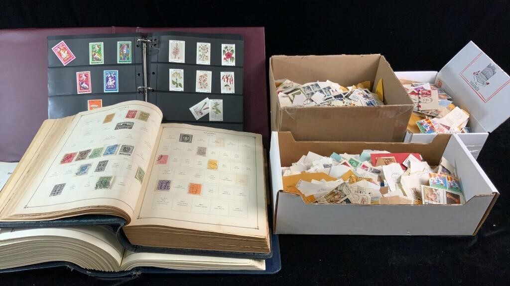 Postage Stamps - Loose and in Binders