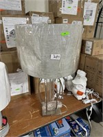 Damaged side table lamp