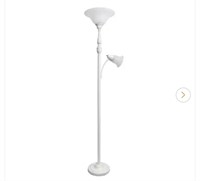 Lot of 2 Lalia Home 71 in. White Torchiere Floor