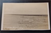 1936 Picture Postcard PORT LAVACA Texas Causway