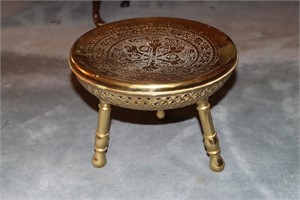 Brass Turkish bath stool