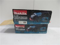 Makita Paddle Switch Angle Grinder w/ Discs