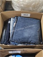 box of ladies jeans asst size