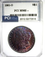 1901-O Morgan PCI MS65+ Bold Color