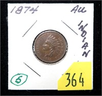 1874 Indian Head cent