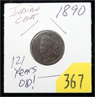 1890 Indian Head cent