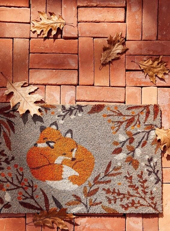 *NEW*Cuddly Foxes Doormat 40 x 70 cm