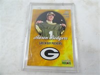 2005 Rookie Phenoms Gold Aaron Rodgers Draft Card