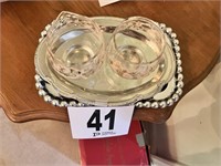 2 Small Trays & 2 Candleholders(LR)
