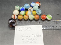 Glass, Vintage, Decor, Collectible, Marbles, Shoot