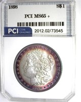 1898 Morgan PCI MS65+ Beautiful Color