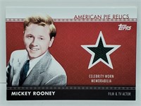 2011 Topps Amer Pie Relics Mickey Rooney Relic