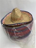 large lot of sombreros