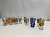 Garfield snoopy and Disney glasses