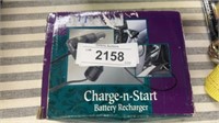 Charge-n-start batter recharger