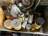 Flat full of cleaning compound & gun oil