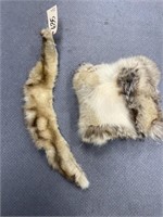 Animal Fur Collar 26" & Animal Fur Pillow