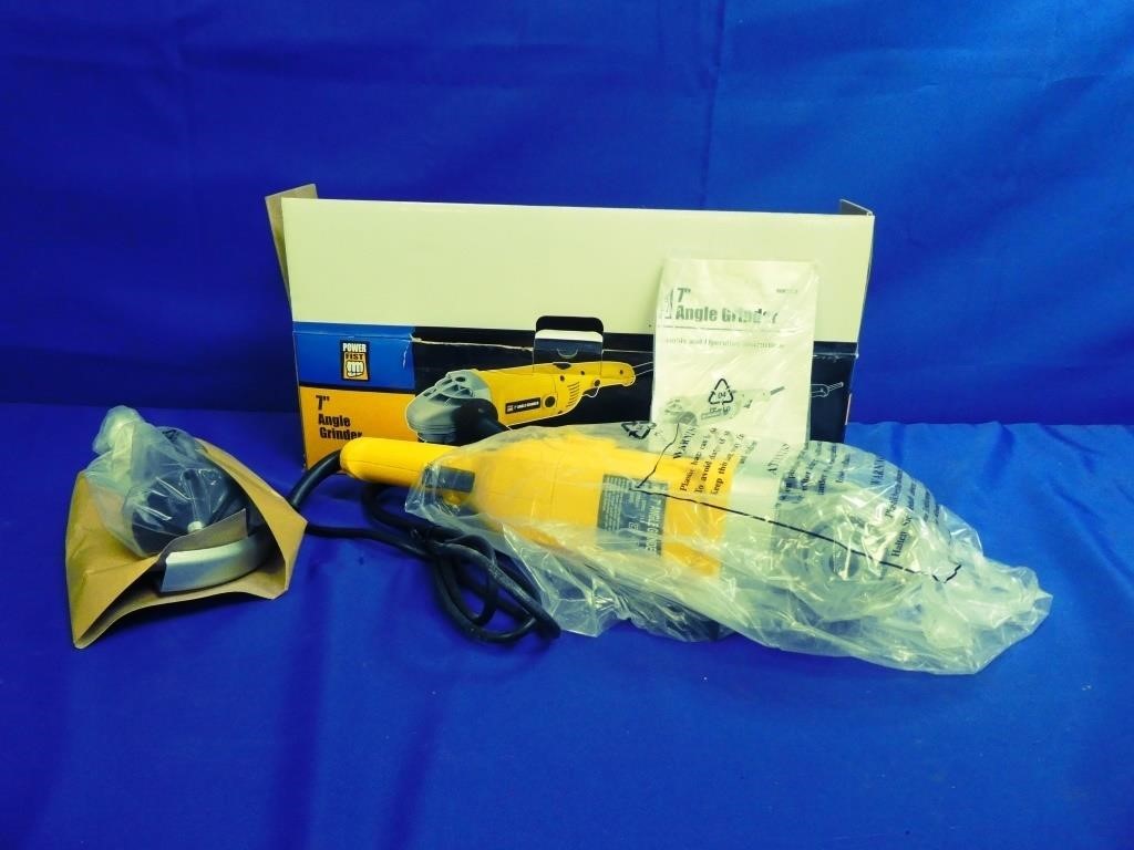 Power Fist 7" Angle Grinder ( New )