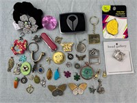 Assorted Charms, Pendants, and Key Chains