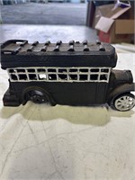 Vintage Cast Iron Bus