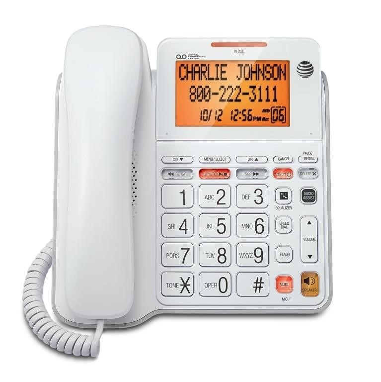 B1766  Vtech/AT&T AT&T CL4940 Standard Phone - Whi