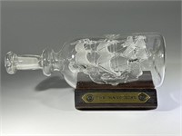 Mary Rose Glass Ship in Bottle Henry VIII Flagship